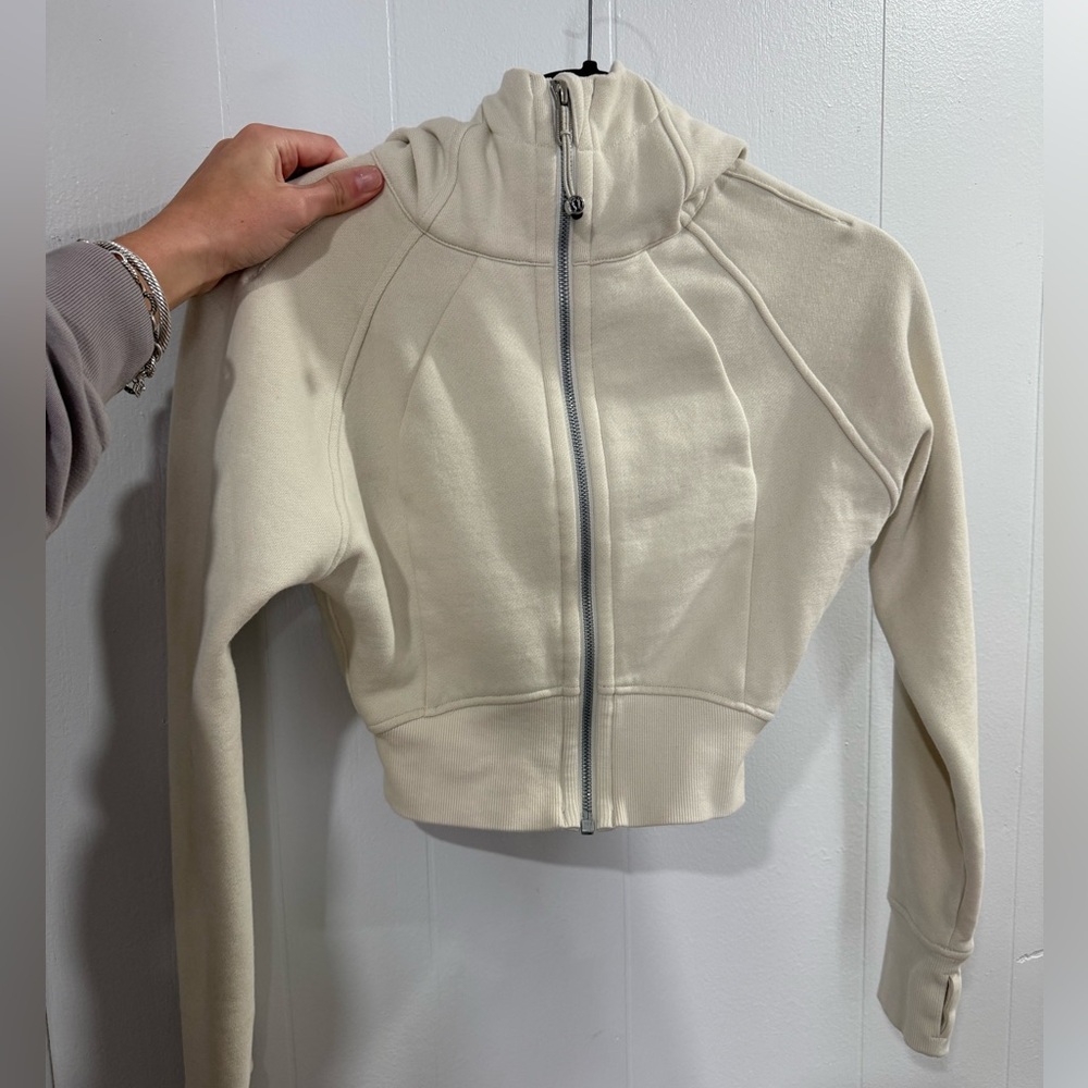 lululemon Cropped Scuba full Zip Hoodie